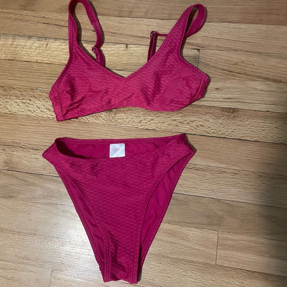 Pink bikini